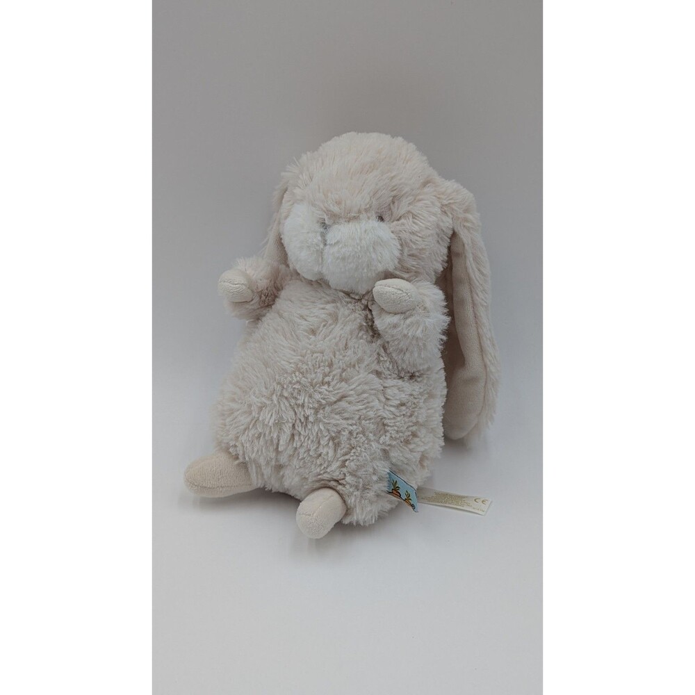 Bunnies By The Bay Tiny Nibble Bunny Gray White Plush 7" Stuffed Animal Lop Ears